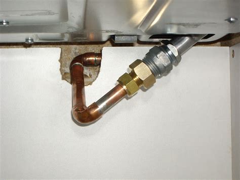 kitchen hob gas connection